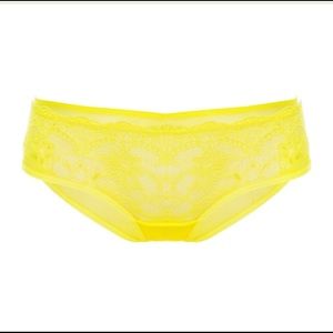 NWOT lime yellow see through fun and sexy lingerie